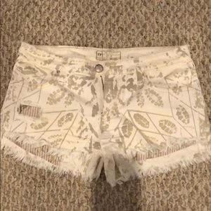 Free People White Shorts